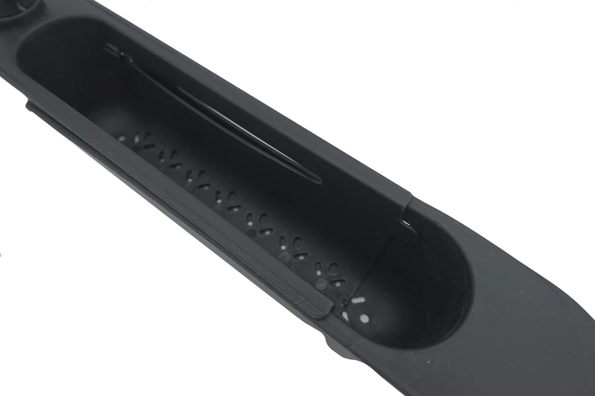 Ariko Gootsteen Organizer - Aanrecht Gootsteen Bakje - Vaatdoekhouder - Spons Opbergrek - Verstelbaar - Zwart/Grijs 5 Ariko Gootsteen Organizer - Aanrecht Gootsteen Bakje - Vaatdoekhouder - Spons Opbergrek - Verstelbaar - Zwart/Grijs - Afbeelding 3