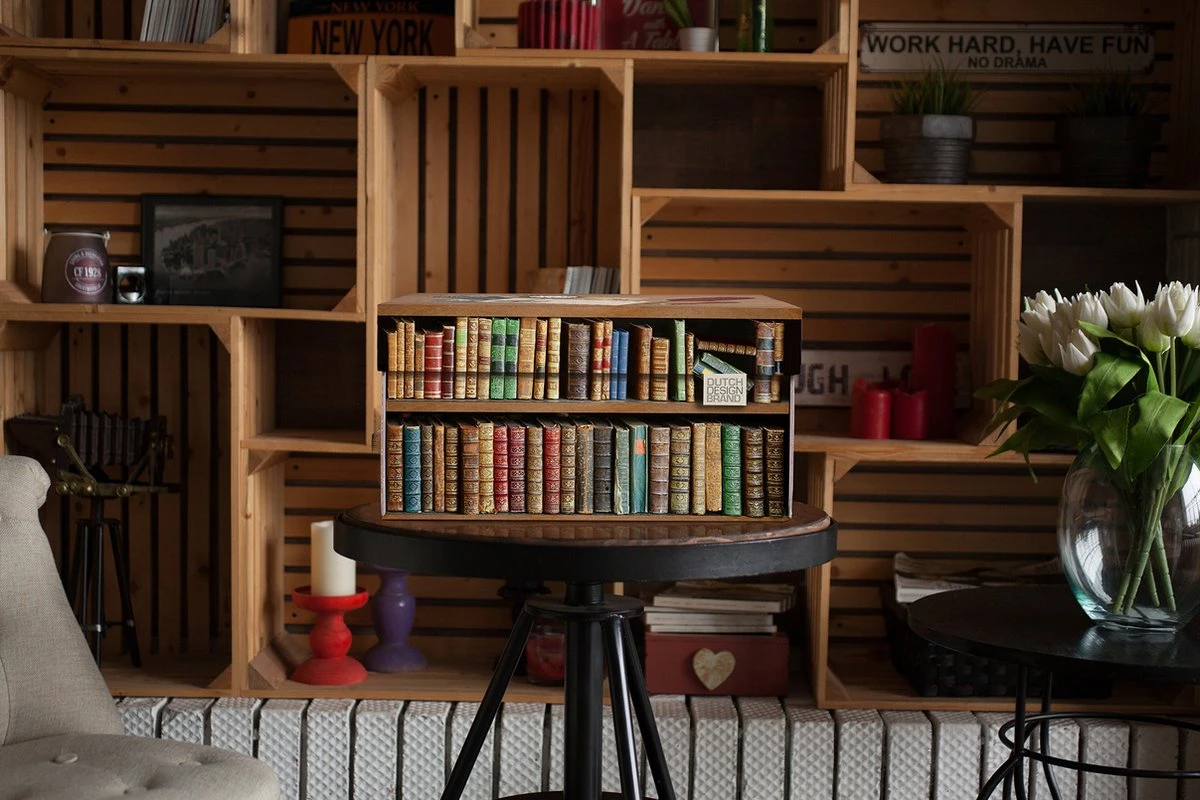 Dutch Design Brand - Dutch Design Storage Box - Opbergdoos - Boeken - Literatuur - Vintage - Bibliotheek - Library - Books 5 Dutch Design Brand - Dutch Design Storage Box - Opbergdoos - Boeken - Literatuur - Vintage - Bibliotheek - Library - Books - Afbeelding 3