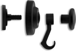 Grote Sterke Magnetische Haken - Neodymium Krachtige Haak Magneet - Voor Koelkast, Verwarming, Garage, Whiteboards - Tot 2,5 Kg - Set Van 2 -Thuisopslag 1200x800 90