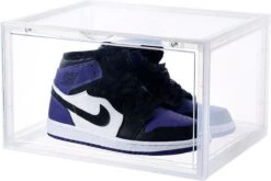 Merkloos Sneaker Box - Schoenenopberger - Stapelbaar - Transparant Sideways (met Deurtje En Magneetjes) -Thuisopslag 1200x802 5