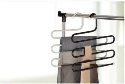 Broekhangers Kledinghanger - 3-pack - Zwart 15 Broeken Ophangen -Thuisopslag 1200x810