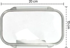 Homra Lunchbox STAQS Grey - Bento Box - 2 Laags Broodtrommel - 3 Compartimenten - Grijs - Lunch To Go - Duurzaam Kunststof - BPA Vrij - 3 Vaks Lunchtrommel Voor Volwassenen - Inclusief Bestek - Magnetron, Diepvries, Vaatwasser Bestendig - Vers Houden -Thuisopslag 1200x818