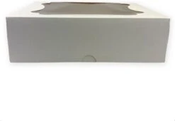 Merkloos Taartdozen 25 Stuks - 20x16,5x6cm - Tartdoos Met Venster - Cupcake Doos - Cake Box - Cake Boxes - Kartonnen Taartdozen - Karton Taartdoos - Taart Doos - Kartonnen Doosjes - Box With Window - Cake Doos - Cake Box - Wit Taartdoos -witte Dozen -koekjes -Thuisopslag 1200x828 1