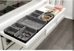 De Millennials 7 Delige Organizer - Ladeverdeler - Organizer Bureau - Lade Bakjes - Opbergbakjes - Mandjes - Make Up Bakjes - Lade Verdeler - Opberg Mandjes - Opbergmand - Donkergrijs -Thuisopslag 1200x828 3