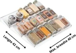 Merkloos Kruidenrek Lade - Kruiden Organizer - Kruidenrek Uitschuifbaar - Lade Organizer - Kruiden Opbergen Lade - Kruidenrekje Schuif - Min. 20x42 Max. 40x42 12 Merkloos Kruidenrek Lade - Kruiden Organizer - Kruidenrek Uitschuifbaar - Lade Organizer - Kruiden Opbergen Lade - Kruidenrekje Schuif - Min. 20x42 Max. 40x42 -Thuisopslag 1200x831