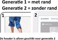 Merkloos Google Nest Home Hub Wall Mount (2e Generatie) - Gen 2 Houder - Stevig Verbeterde Versie - Wit -Thuisopslag 1200x831 6