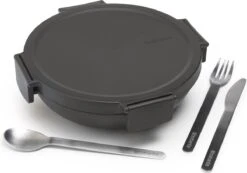 Brabantia Make & Take Lunchkom - 1 L - Kunststof - Dark Grey -Thuisopslag 1200x839