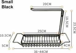 Merkloos Aanrecht Organizer - Keuken Organizer - Verstelbaar Druiprek - Kitchen Organizer - Gootsteen Organizer - Gootsteenorganisers - Spoelbak Organiser - Sponshouder - Vaatdoekhouder - Aanrecht Rek - Keuken Rek - Uitschuifbaar Van 36 Cm Tot 44 Cm 10 Merkloos Aanrecht Organizer - Keuken Organizer - Verstelbaar Druiprek - Kitchen Organizer - Gootsteen Organizer - Gootsteenorganisers - Spoelbak Organiser - Sponshouder - Vaatdoekhouder - Aanrecht Rek - Keuken Rek - Uitschuifbaar Van 36 Cm Tot 44 Cm -Thuisopslag 1200x840 4