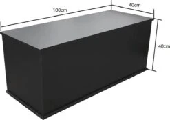 Opbergkist - Speelgoedkist - Dekenkist - 100 Cm Breed - Zwart 11 Opbergkist - Speelgoedkist - Dekenkist - 100 Cm Breed - Zwart -Thuisopslag 1200x844