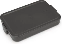Brabantia Make & Take Lunchbox - Plat - Kunststof - Dark Grey -Thuisopslag 1200x845