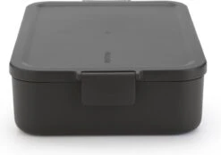 Brabantia Make & Take Bento Lunchbox Incl Bentobox - Large - Kunststof - Dark Grey -Thuisopslag 1200x847 1