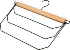 ACAZA Broekhangers - Set Van 3 Kledinghangers Met 3 Houders - Opbergers Voor Broeken Of Rokken - Ruimtebesparend -Thuisopslag 1200x848 2