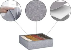 Ondergoed Verdeler - 3 Stuks - Grijs - Organizer Voor BH's, Ondergoed En Sokken Voor In Kast Of Lade 10 Ondergoed Verdeler - 3 Stuks - Grijs - Organizer Voor BH's, Ondergoed En Sokken Voor In Kast Of Lade -Thuisopslag 1200x848 4