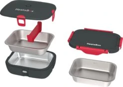 Faitron HeatsBox Style+ - Elektrische Lunchbox - Lunchtrommel Volwassenen - RVS - Verschillende Compartimenten - Met Smartphone App - 220V - Voor Warme Maaltijden -Thuisopslag 1200x852 1