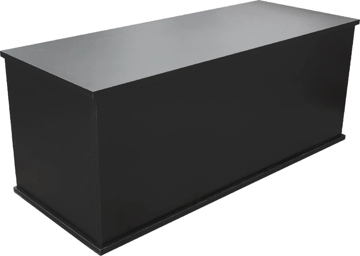Opbergkist - Speelgoedkist - Dekenkist - 100 Cm Breed - Zwart 3 Opbergkist - Speelgoedkist - Dekenkist - 100 Cm Breed - Zwart