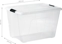 IRIS Topbox Opbergbox - 60L - 4 Stuks - Transparant/Zwart 13 IRIS Topbox Opbergbox - 60L - 4 Stuks - Transparant/Zwart -Thuisopslag 1200x857 12
