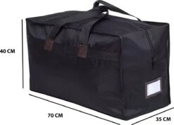 MAXXIBAGS - MEDIUM - Opbergtas - Kledingtas- Skitas - Skiën - Reistas - Big Shopper - Weekendtas - Voor Dekens/kussens/dekbedden - Organiser - Inhoud 98 Liter - Afmetingen: 40 X 70 X 35 -Thuisopslag 1200x862 16