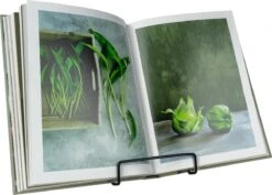 QUVIO Boekensteun Minimalistisch - Boekenstandaard - Boekenhouder - Boekensteunen Voor Volwassenen - Tijdschriftenrek - Tijdschriftenhouder - Modern - Metaal - 15,5 X 13 X 14 Cm - Zwart -Thuisopslag 1200x862 22