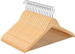 Relaxwonen - Kledinghangers - Kledinghangerset - Hout - 12 Stuks -Thuisopslag 1200x863 3