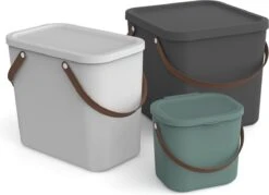 Rotho - Opbergcontainer / Voorraadbus Met Deksel 6L - Gerecycleerd Plastic BPA Vrij - Cappuccino -Thuisopslag 1200x868 3