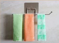 Keukenrolhouder - Keukenrolhouder Hangend - Keukenpapier Houder - Zelfklevend - RVS - Zilver – Handdoekhouder -Thuisopslag 1200x869 10