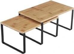 SensaHome - Keuken Organizer - Bureau/ Aanrecht Organizer - Keukenrek/Kruidenrek/Badkamer Organizer - Set Van 2 - Zwart -Thuisopslag 1200x874 5