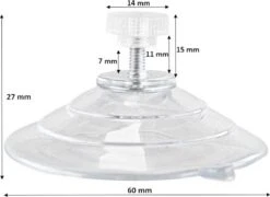 Brute Strength - 30 X Zuignap 60 Mm Met Schroefdraad M4x10 - Zuignappen Met Bout En Transparant Moertje -Thuisopslag 1200x874 8