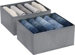 Yourganized Kleding Organizer - Kledingkast Organizer - Set Van 2 - Broeken Organizer - Jeans Organizer - T-shirt Organizer