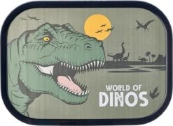 Mepal DINO Lunchset 3 Delig Voordeelset Broodtrommel, Pop-up Beker En Schoolbeker -Thuisopslag 1200x880