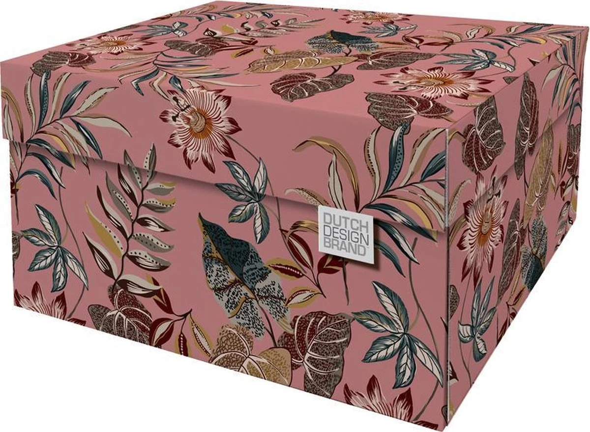 Dutch Design Brand - Dutch Design Storage Box - Opbergdoos - Opbergbox - Bewaardoos - Bloemen - Floral Garden 3 Dutch Design Brand - Dutch Design Storage Box - Opbergdoos - Opbergbox - Bewaardoos - Bloemen - Floral Garden
