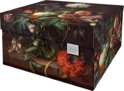 Dutch Design Brand - Dutch Design Storage Box - Opbergbox - Bewaardoos - Bloemen - Stillleven - Kunst - 17e Eeuw - Flowers