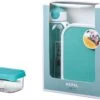 Mepal – Waterfles + Lunchbox + Fruitbox Campus – Turquoise – Drinkfles Voor Kinderen – Broodtrommel – Fruitbakje – Giftset -Thuisopslag 1200x886 1