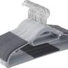 ACAZA Set Van 30 Stevige Kunststof Kledinghangers Met Antislip - Kleerhangers Met Draaibare Haak - Buigzaam - Grijs -Thuisopslag 1200x891 7