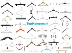 TopHangers [Set Van 20] - Houten Zwart Gelakte Kledinghangers / Combihangers Met Handige Broeklat En Rokinkepingen Perfect Voor Alle Soorten Kleding -Thuisopslag 1200x892 2