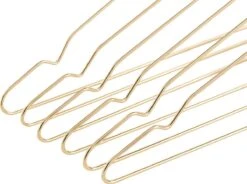 ACAZA 20 Luxe Metalen Kleerhangers - Premium Kledinghangers In Dik Metaal Voor Dressing Of Winkel - Goud -Thuisopslag 1200x896 8