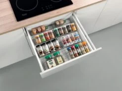 Tomado Metaltex Kruidenrek Uitschuifbaar Metaal - Grijs - Uitschuifbaar