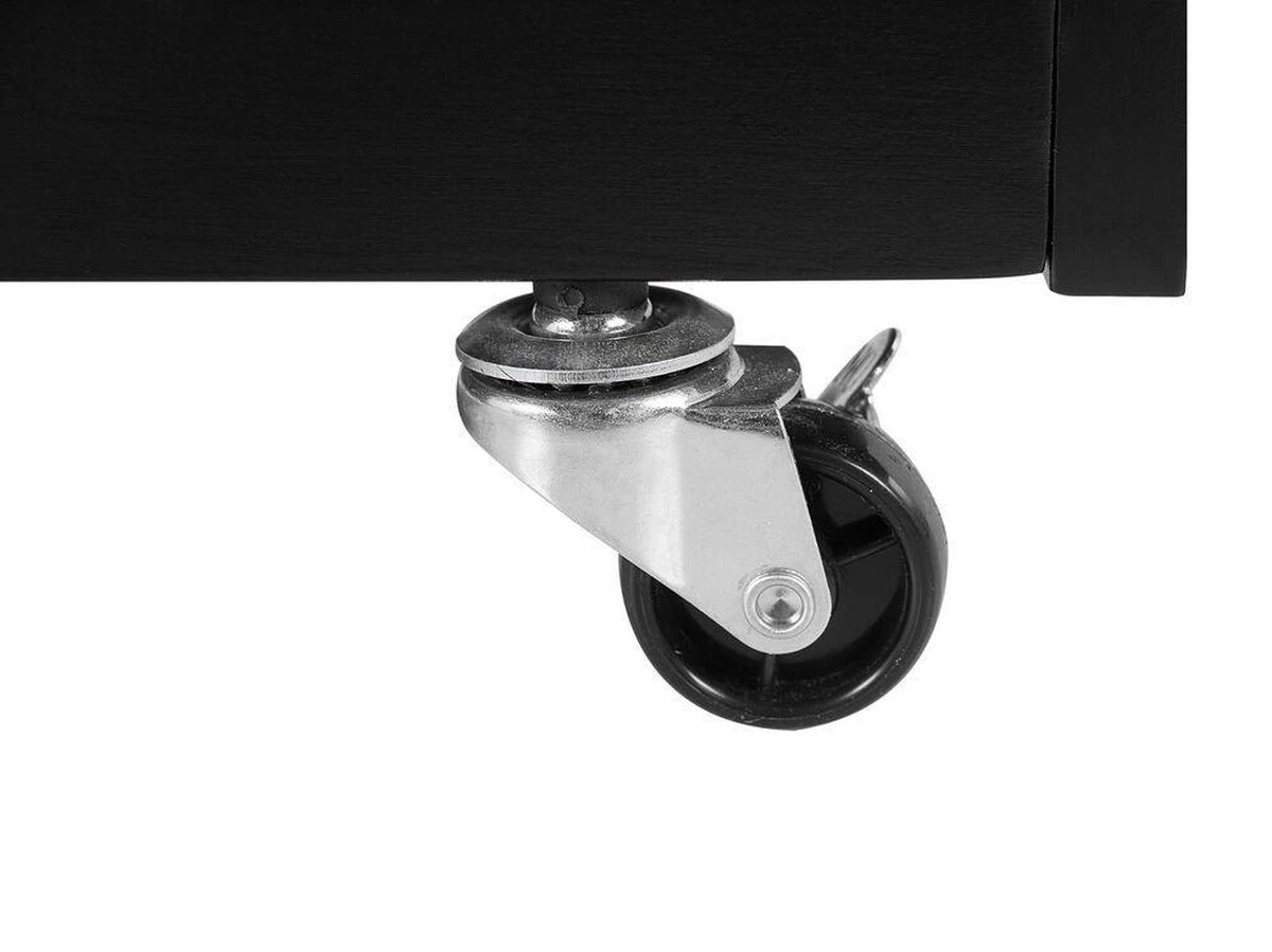 Beliani TRAPANI - Keukentrolley - Zwart - MDF 20 Beliani TRAPANI - Keukentrolley - Zwart - MDF - Afbeelding 18