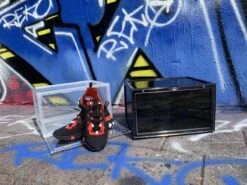 Merkloos Sneaker Box - Schoenenopberger - Stapelbaar - Transparant Sideways (met Deurtje En Magneetjes) -Thuisopslag 1200x899 55