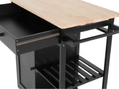 Beliani TRAPANI - Keukentrolley - Zwart - MDF 37 Beliani TRAPANI - Keukentrolley - Zwart - MDF -Thuisopslag 1200x900 104