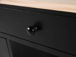 Beliani TRAPANI - Keukentrolley - Zwart - MDF 38 Beliani TRAPANI - Keukentrolley - Zwart - MDF -Thuisopslag 1200x900 105