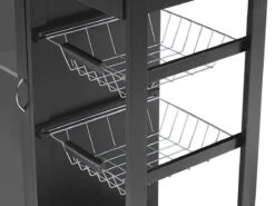 Beliani BOVES - Keukentrolley - Zwart - MDF 34 Beliani BOVES - Keukentrolley - Zwart - MDF -Thuisopslag 1200x900 109