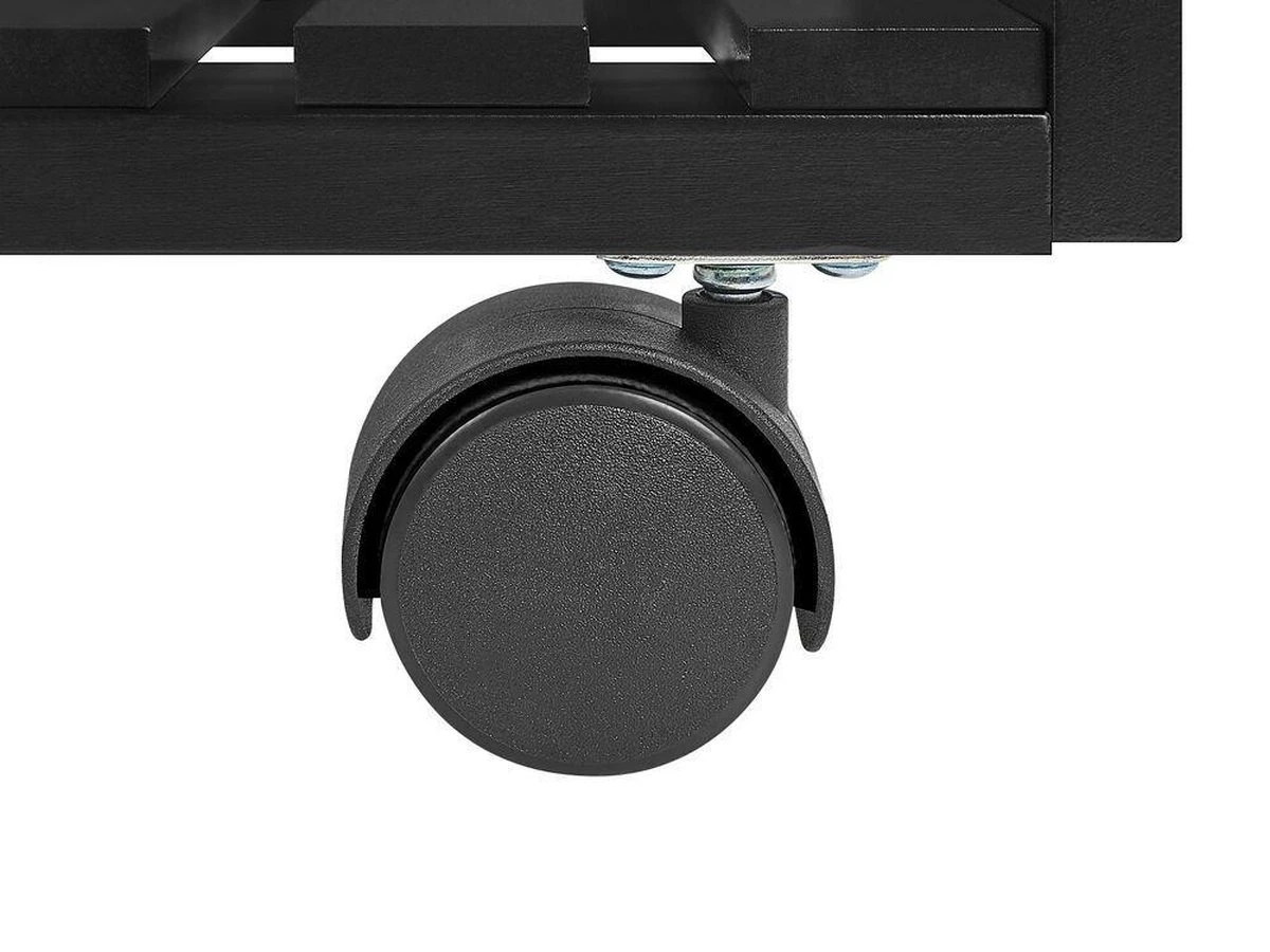 Beliani BOVES - Keukentrolley - Zwart - MDF 16 Beliani BOVES - Keukentrolley - Zwart - MDF - Afbeelding 14