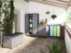 Keter Moby Lage Kast - 2 Planken - 80x44x100 Cm - Antraciet -Thuisopslag 1200x900 118