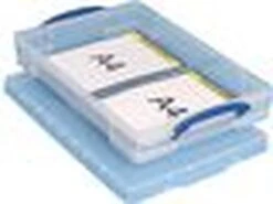 Opbergbox Really Useful 10 Liter 520x340x85 Mm Transparant Wit -Thuisopslag 1200x900 122