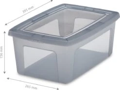 Iris Ohyama Modular Clearbox Opbergbox - 11L - Kunststof - Grijs - Set Van 3 10 Iris Ohyama Modular Clearbox Opbergbox - 11L - Kunststof - Grijs - Set Van 3 -Thuisopslag 1200x900 52