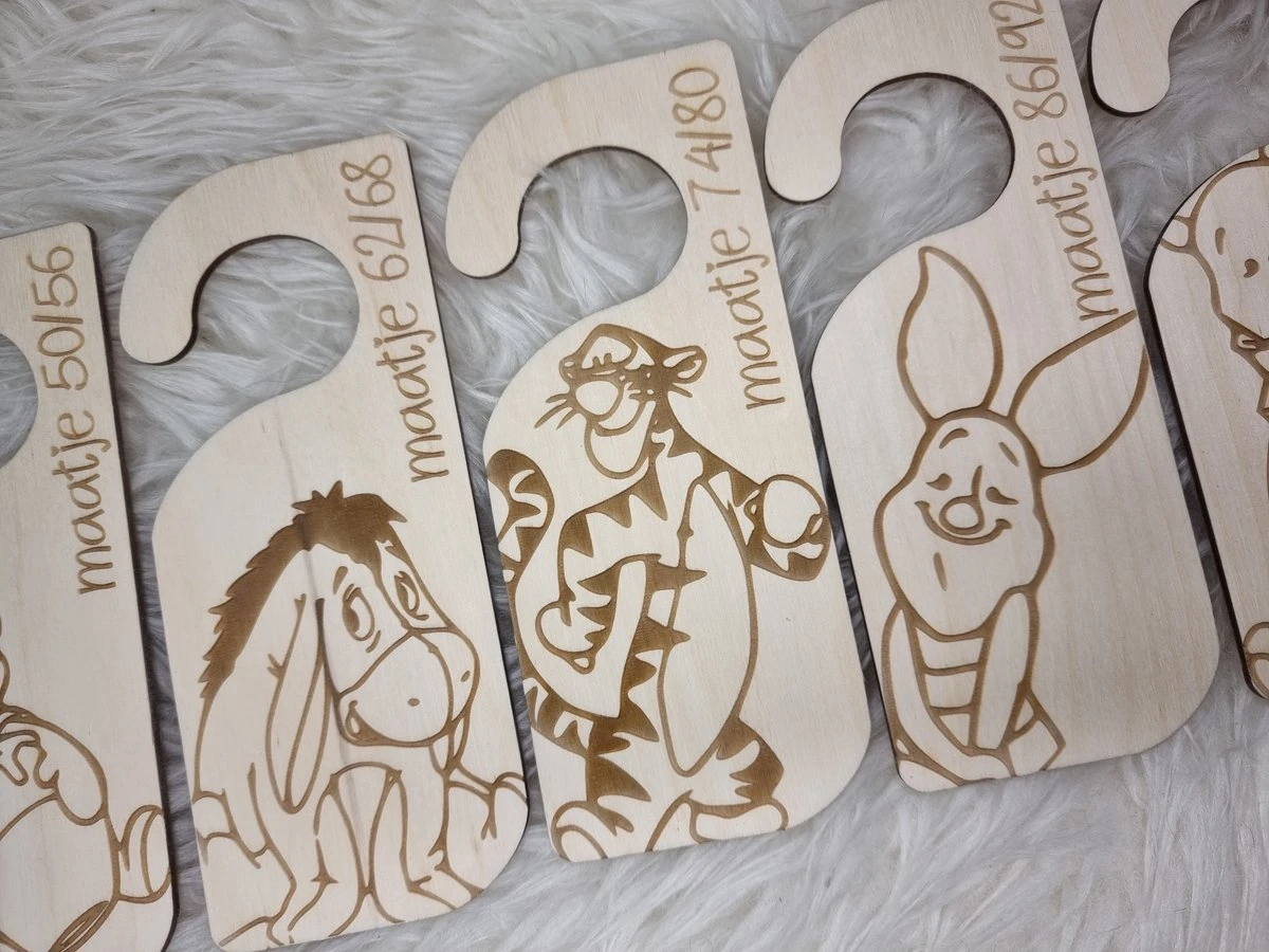 Maathangers Winnie The Pooh De Luxe– Baby Kledinghanger – Maat 50 Tm 104 4 Maathangers Winnie The Pooh De Luxe– Baby Kledinghanger – Maat 50 Tm 104 - Afbeelding 2