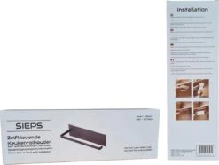 SIEPS Keukenrolhouder Zwart - Zelfklevend - Rollenhouder - Hangend - Extra Stevig -Thuisopslag 1200x903 6