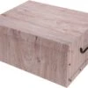 Excellent Houseware Opbergdoos/opberg Box Van Karton Met Hout Print Bruin 37 X 30 X 16 Cm - Doos Met Deksel En Handvatten -Thuisopslag 1200x905 5
