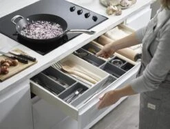 De Millennials Duurzame 10-delige Modulaire Lade Organizer (10 Bakken) - Bestekbak Ladeverdeler Ladebak Organiser Lade Inzet Bak Opbergbak Houder Verdeling Bureau/Keukenklade/Keuken/Badkamer - Inzetbak Opbergbakken Voor Opbergen Van Bestek -Thuisopslag 1200x909 31