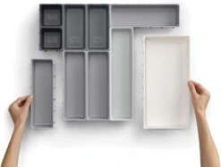 Joseph Joseph Modulaire 10-delige Ladebakjes Grijs Zwart Klikbaar - Grijs - Koppelbaar -Thuisopslag 1200x909 33